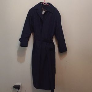 Vintage navy women’s London Fog trench coat